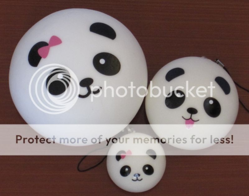 Jumbo Panda Bun Dim Sum SQUISHY SQUISHIES Kawaii Lot Set Of 3 PINK BOW & SILLY eBay